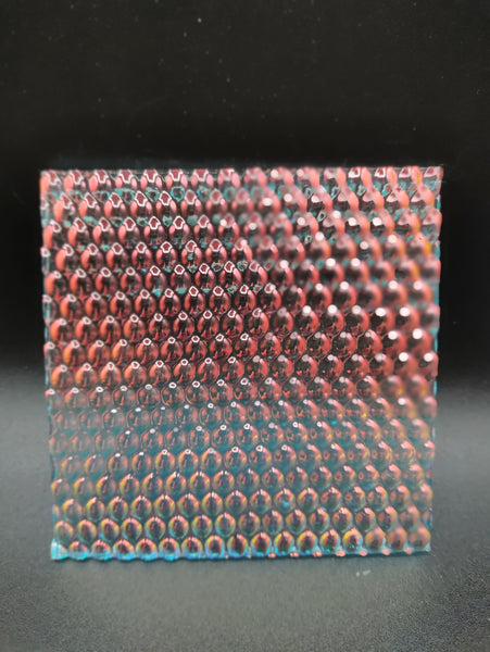 HIGH CYAN/COPPER RED 96 COE Textured